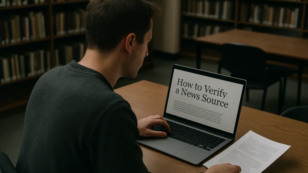 Article illustration: How to Verify a News Source